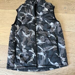 North Face camo vest